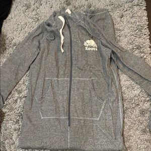 Grey roots onesie size L